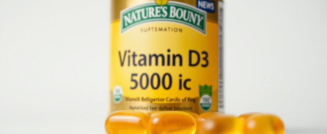 Nature’s Bounty Vitamin D3 5000 IU Softgels – Best for Immune Support & Bone Health (2025)