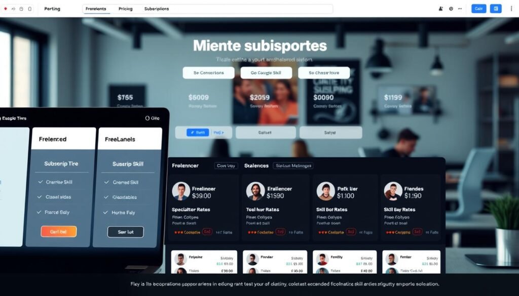 freelance platform pricing and skills
