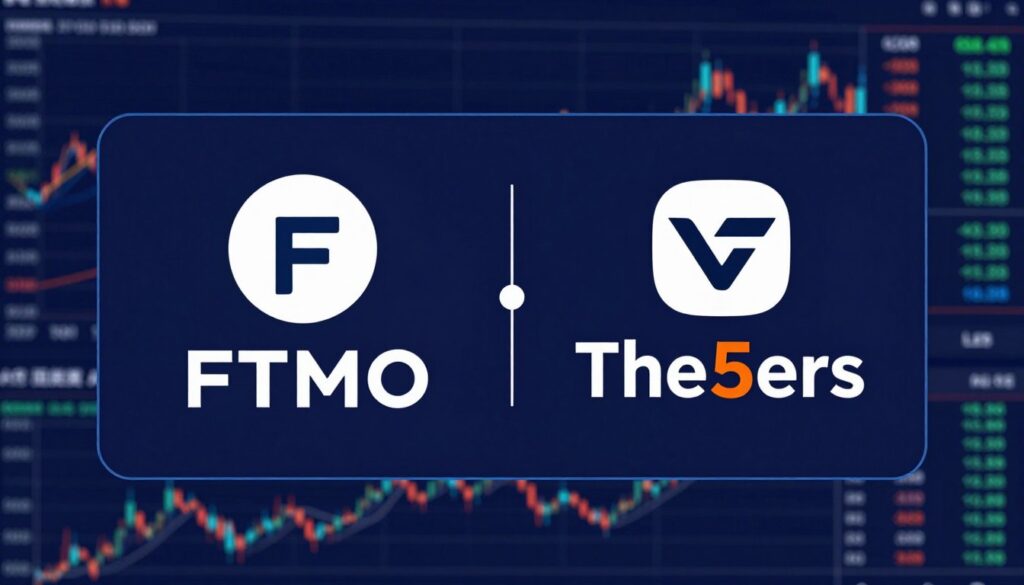 FTMO vs The5ers comparison showing both prop firm logos side by side