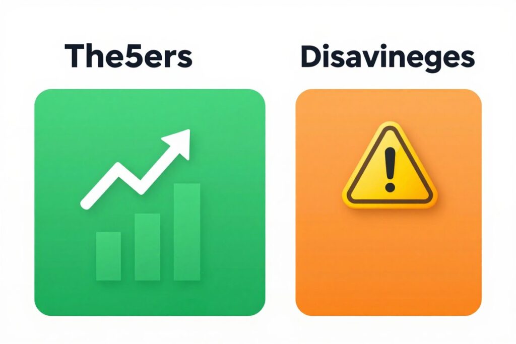 The5ers strengths and weaknesses comparison chart