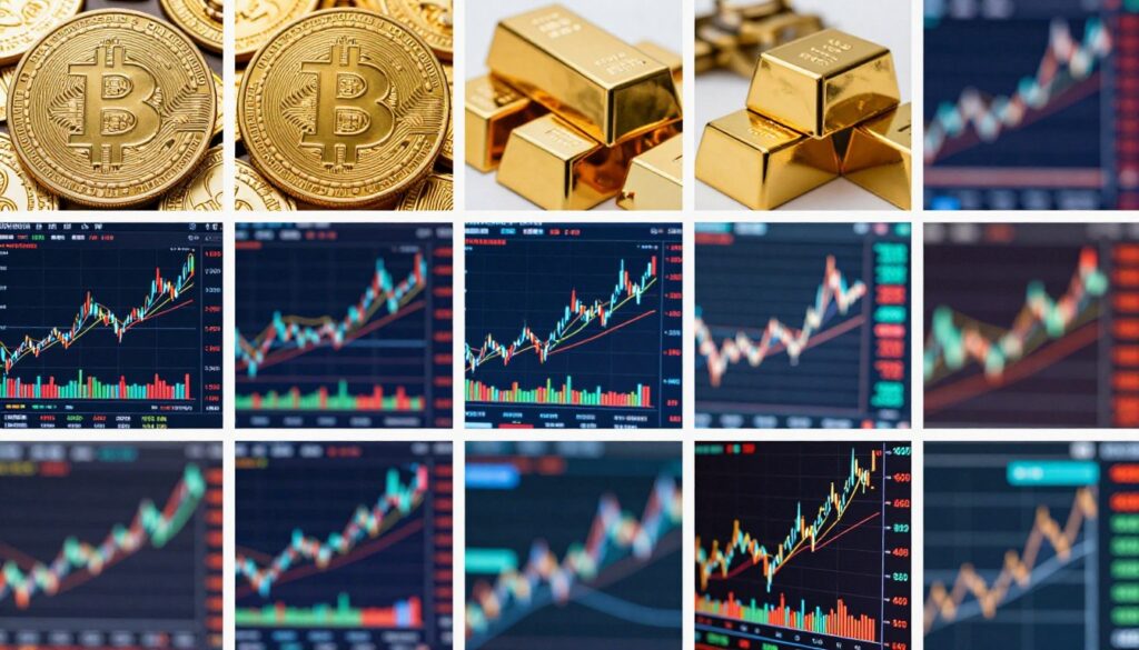 Variety of trading assets available on platforms