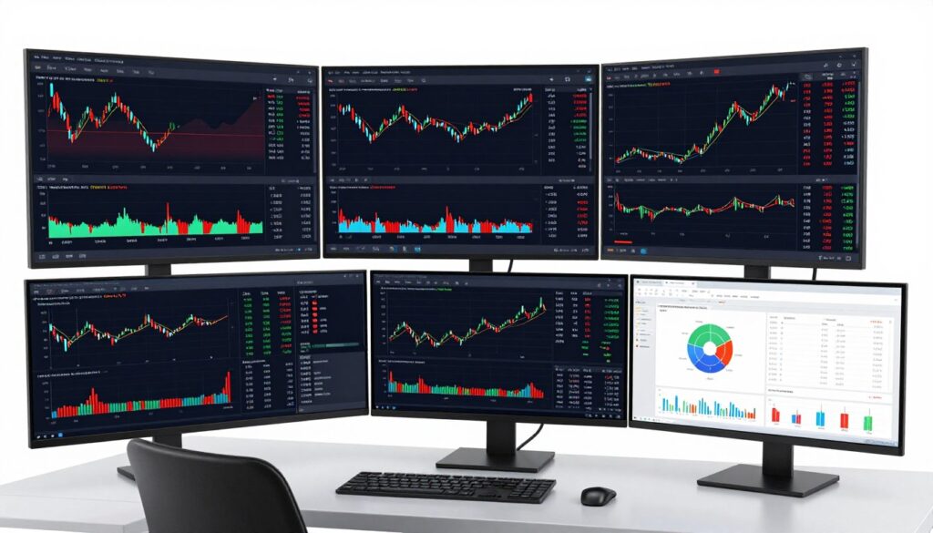 Exness multi-asset trading interface showing diverse markets
