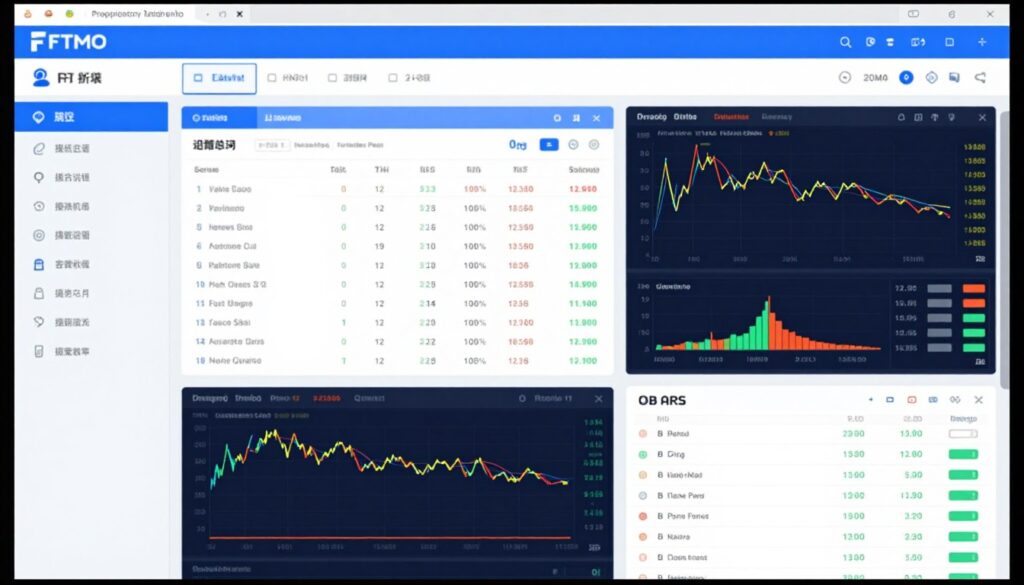 FTMO trading platform dashboard interface 2026