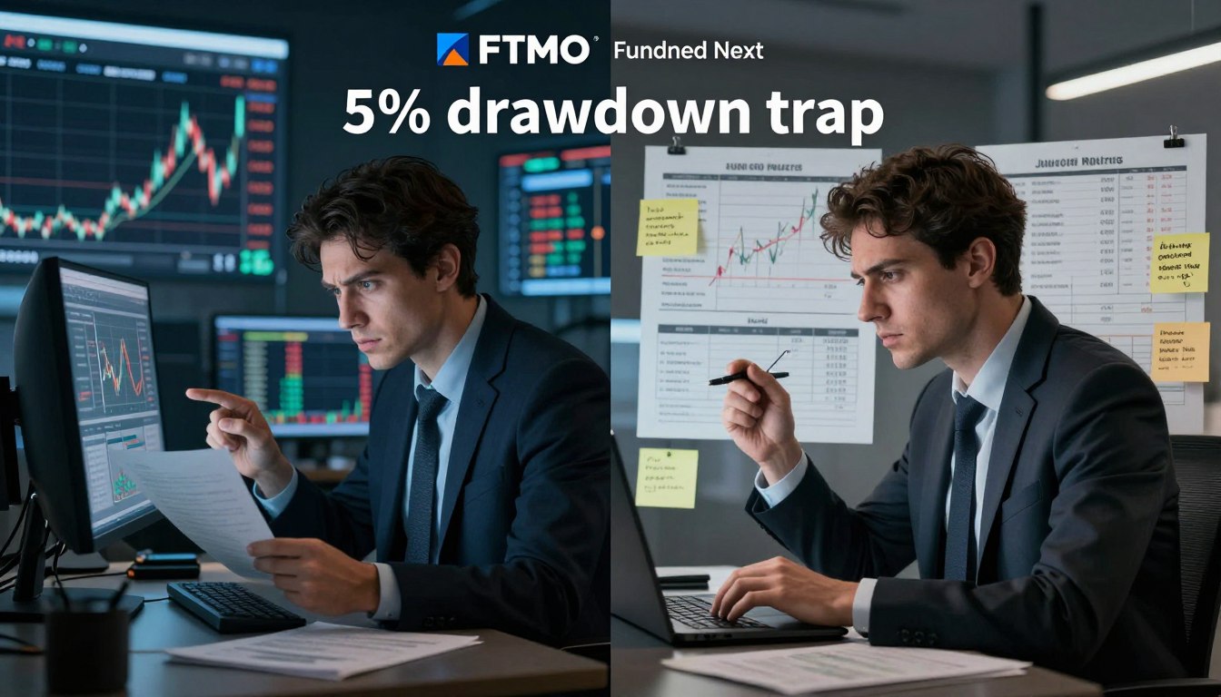 The 5% Drawdown Trap: FTMO vs Funded Next Rules Explained