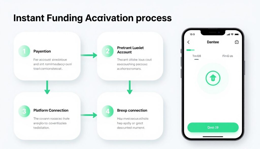 Instant Funding quick setup and trading process