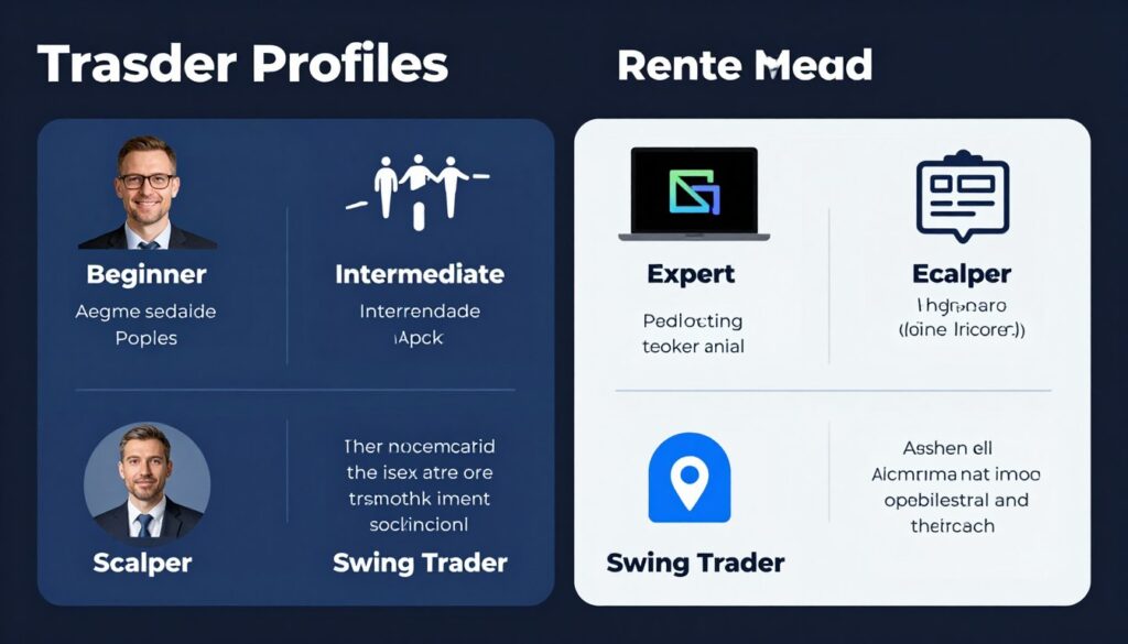 Personalized platform recommendations by trader type