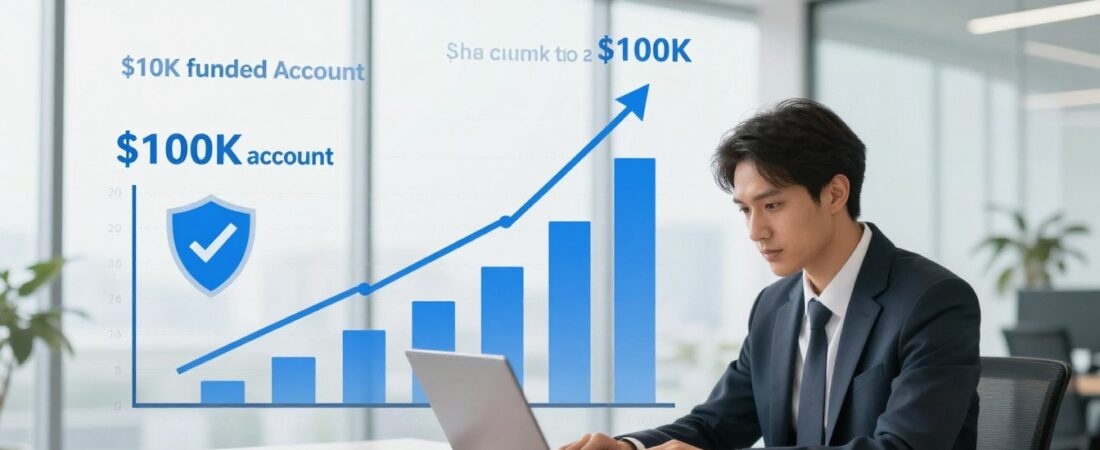 How to Scale a $10K Funded Account to $100K (Safely)
