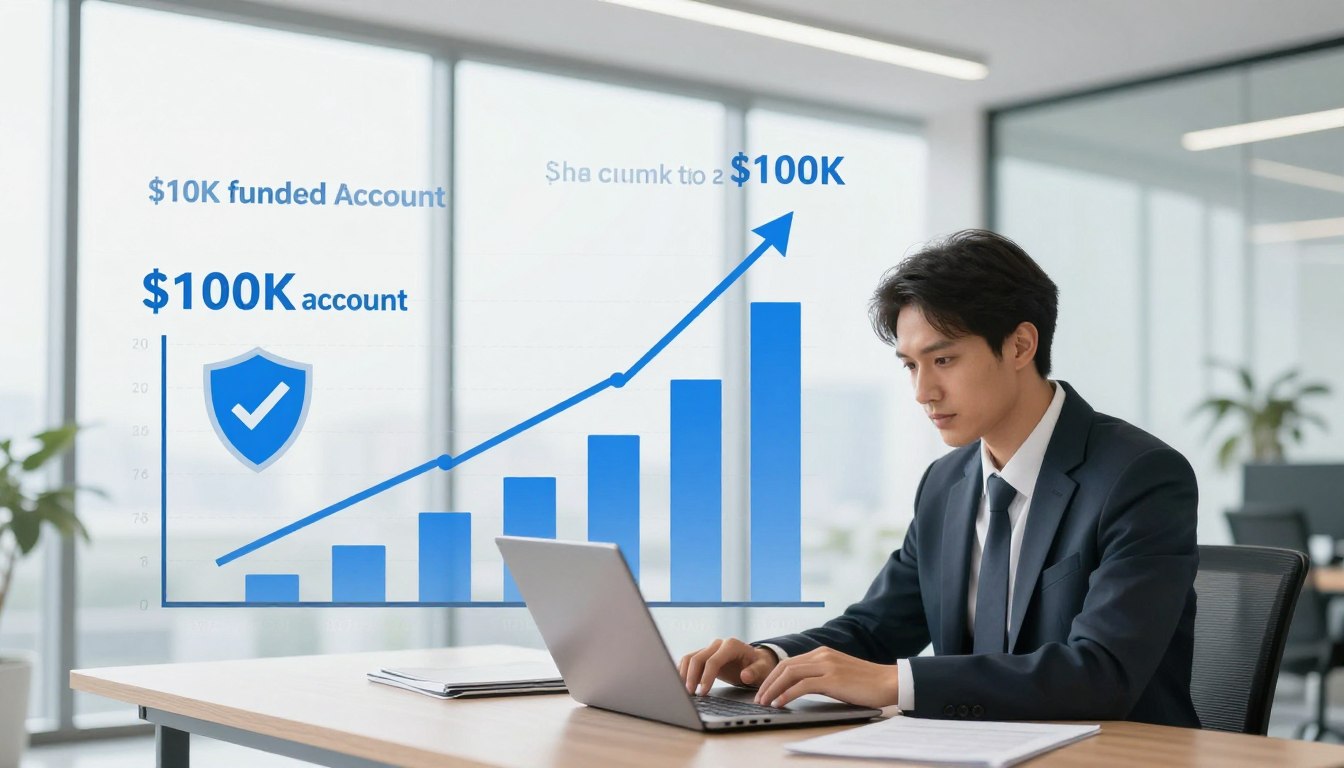 How to Scale a $10K Funded Account to $100K (Safely)