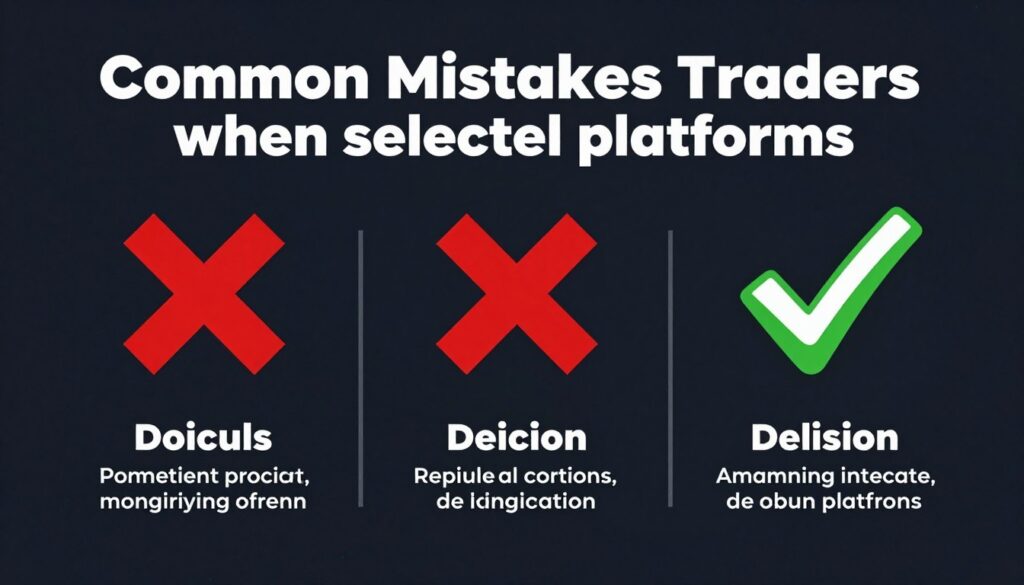 Trading platform selection mistakes to avoid