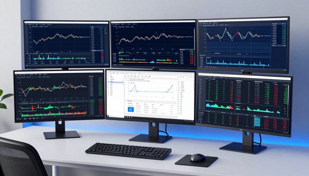 Trading platforms comparison showing MetaTrader 4, MetaTrader 5, and cTrader interfaces