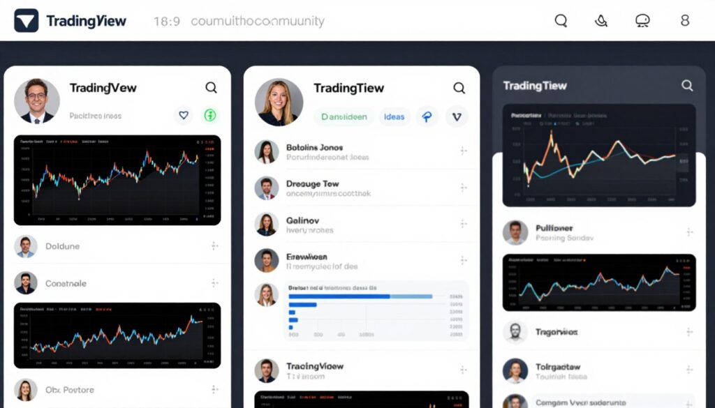 TradingView social trading community features